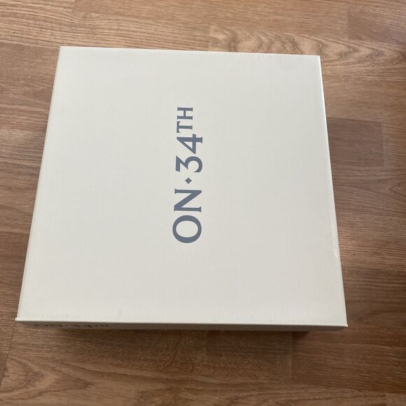 On 34th Womens Lydiaa Pointed-Toe block Heel Booties Black Size 5.5M New - Picture 2 of 16